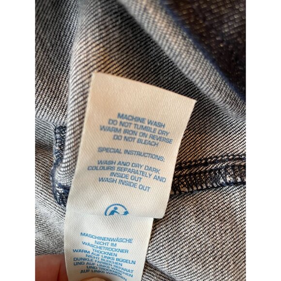 Boden Dark Denim Short Sleeve Dress - Size 8R Dark Academia - Picture 8 of 11